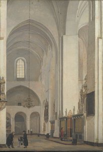 Tverrskipet til Århus domkirke av Christen Købke
