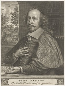 Portrett av kardinal Mazarin, 1660-1670-tallet av Christiaan Hagen
