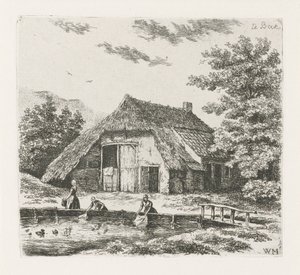 Tre kvinner vasker i Beek