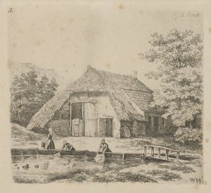 Tre kvinner vasker i Beek