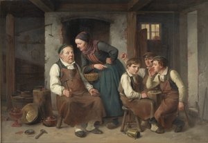 I et kobbersmedverksted av Christian Andreas Schleisner