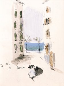 Illustrasjon fra "One Thousand Regrets", av Elsa Triolet av Christian Bérard
