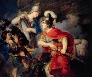 Allegori om Fredrik den store som Perseus Begynnelsen av syvårskrigen, 1789