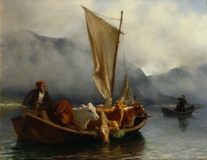 Hjem fra sommerbeitet av Christian Eriksen Skredsvig