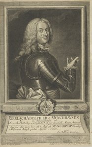 Portrett av Gerlach Adolph von Munchausen 1688-1770, 1738.
