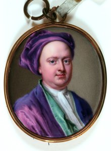 Edward Lord Harley, 1719 (emalje) av Christian Friedrich Zincke