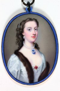 Lady Margaret Cavendish-Holles-Harley, hertuginne av Portland (emalje)