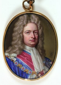Robert Harley 1. jarl av Oxford og Mortimer, 1716 (emalje)