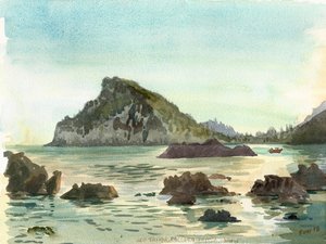 Palaiokastritsa, 2015 (akvarell)