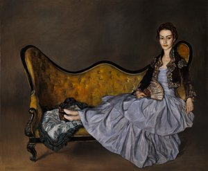 Lady of Garay (etter Zuloaga) 2020 (olje på lin)