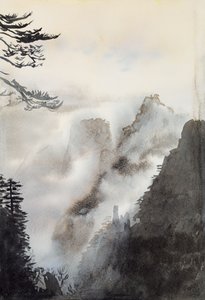 Begynner å tro, 2015 (akvarell på papir)