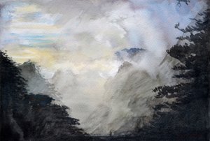 Seiersfjellet, 2015 (akvarell på papir)