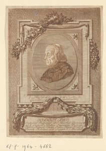 Portrett av Johann Baptist Amos av Christian Georg Schütz (I)