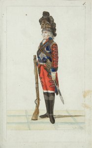 Offiser for Life Guards kavaleriregiment, 1793