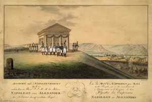 Besøket til Napoleon og Alexander I på slagmarken i Jena, 1808