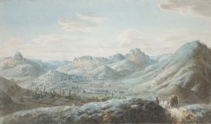 Utsikt over Taraktash-fjellkjeden i Krim-fjellene, 1810-tallet