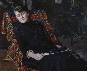 Skuespiller Constance Brown av Christian Krohg