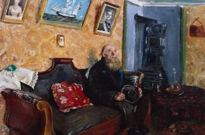 Kondolansebesøk av Christian Krohg