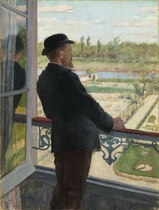 Portrett av den svenske maleren Karl Fredrik Nordström (1855-1923) 1882 (olje på lerret) av Christian Krohg