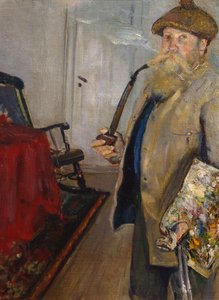 Selvportrett av Christian Krohg