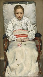 Syk jente av Christian Krohg