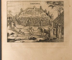 Torzhok Illustrasjon fra Reiser til den store hertugen av Muscovy og kongen av Persia av Adam Ole