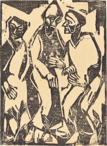 Overveielsesråd, 1913. av Christian Rohlfs
