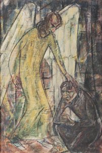 Getsemane / Kristus i Getsemane av Christian Rohlfs