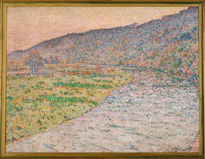 Ruhr-elven nær Herdecke (maleri på lerret) av Christian Rohlfs