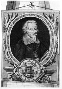 Portrett av Heinrich Schutz (1585-1672) av Christian Romstedt or Romstet