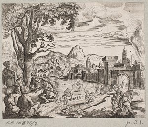 Illustrasjon til Adam Olearius, "Persisk Rosenthal av en genial poet Schich Saadi […]", Schleswig 1660