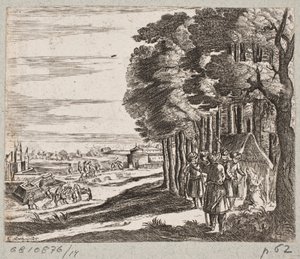 Illustrasjon til Adam Olearius, "Persisk Rosenthal av en genial poet Schich Saadi […]", Schleswig 1660