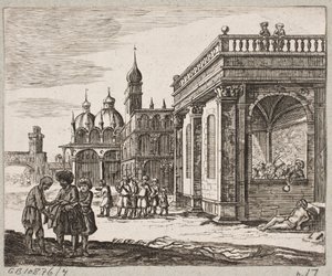 Illustrasjon til Adam Olearius, "Persisk Rosenthal av en genial poet Schich Saadi […]", Schleswig 1660