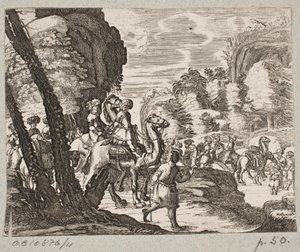 Illustrasjon til Adam Olearius, "Persisk Rosenthal av en genial poet Schich Saadi […]", Schleswig 1660
