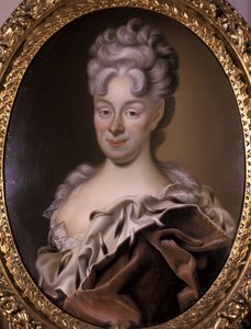 Magdalene Sybille, hertuginne av Sachsen-Eisenach, 1708 (olje på kobber)