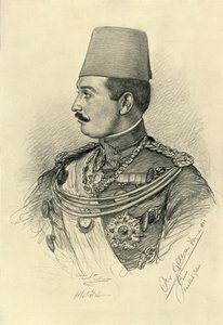 Abbas II Helmy Bey, Koubbeh-palasset, Kairo, Egypt, 1898. av Christian Wilhelm Allers