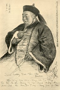 Hans eksellens Dao-Tai-Chu, Hankow, Kina, 1898. av Christian Wilhelm Allers