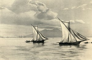 I Napolibukta, 1898. av Christian Wilhelm Allers
