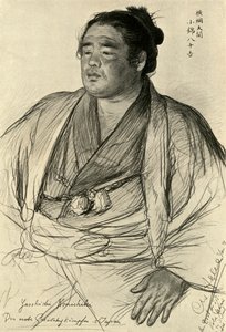Konishiki Yasokichi, 1898. av Christian Wilhelm Allers