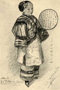 Me-J - datter av en mandarin, Hankow, Kina, 1898. av Christian Wilhelm Allers