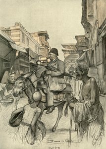 Gate i Kairo, 1898. av Christian Wilhelm Allers