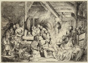 Hyrdenes tilbedelse av Christian Wilhelm Ernst Dietrich