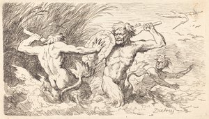 Kjemp mot Tritons av Christian Wilhelm Ernst Dietrich
