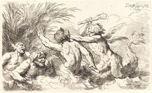 Kjemp mot Tritons av Christian Wilhelm Ernst Dietrich