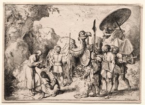 Diakon Filip døper evnukken av Christian Wilhelm Ernst Dietrich