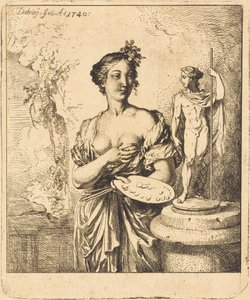 Maleri av Christian Wilhelm Ernst Dietrich