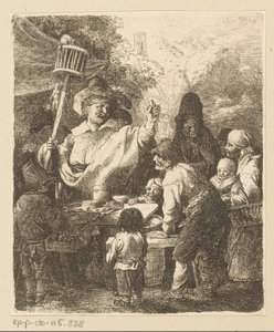 selger av rottegift av Christian Wilhelm Ernst Dietrich