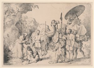 St. Filip som døper etiopieren av Christian Wilhelm Ernst Dietrich