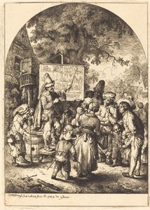 Sangeren på Countrymessen av Christian Wilhelm Ernst Dietrich