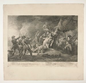 General Montgomerys død i Quebec av Christian Wilhelm Ketterlinus